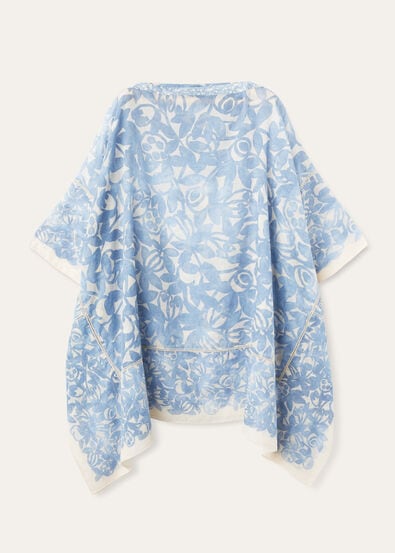 PONCHO PROVENCE GARDEN COTTON