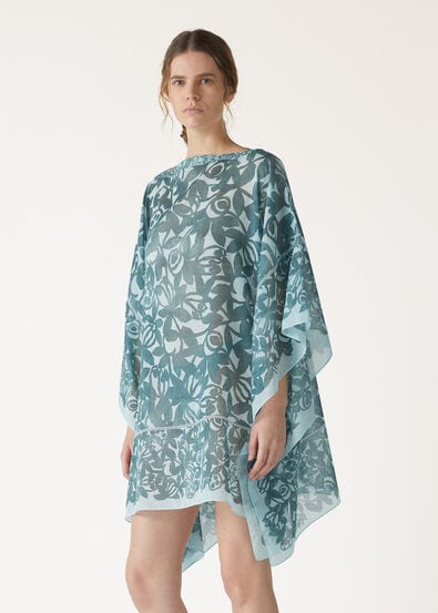 PONCHO PROVENCE GARDEN COTTON