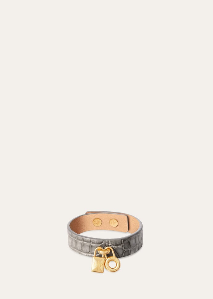 EXTRA BRACELET GLAZED ALLIGATOR_FAO7601_M0SR_2