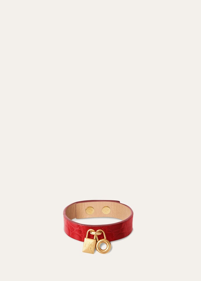EXTRA BRACELET GLAZED ALLIGATOR_FAO7601_R0DF_2