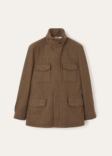 TRAVELLER FIELD JACKET CASH CHEVIOT STORM