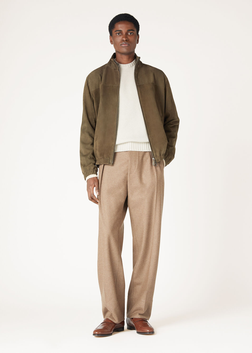 LORO PIANA BOMBER LOWERED SUEDE_FAO7628_510X_1