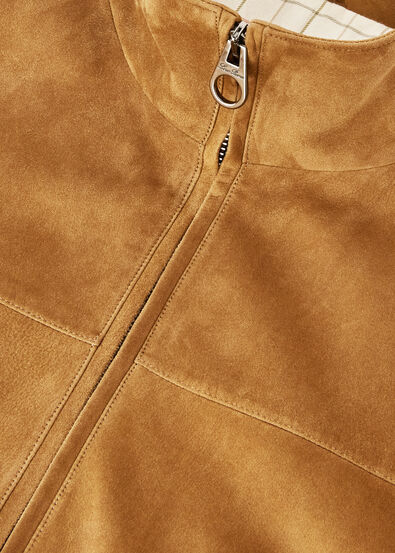 LORO PIANA BOMBER LOWERED SUEDE