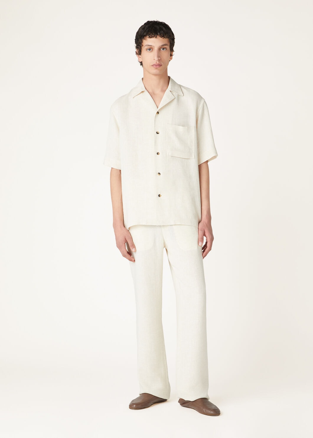 FEDERICO SS SHIRT SUMMER LINEN CREPE_FAO7683_A0HL_1