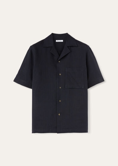 FEDERICO SS SHIRT SUMMER LINEN CREPE