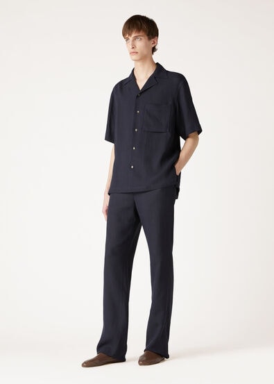 FEDERICO SS SHIRT SUMMER LINEN CREPE