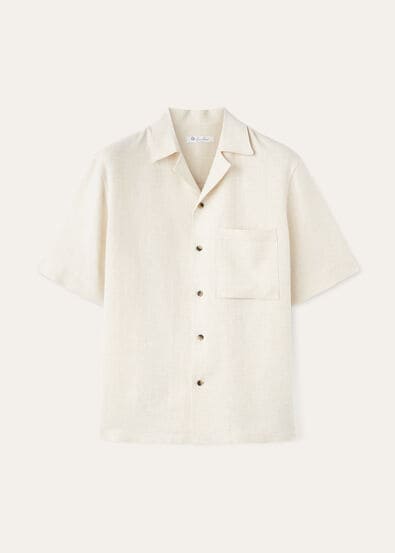 FEDERICO SS SHIRT SUMMER LINEN CREPE