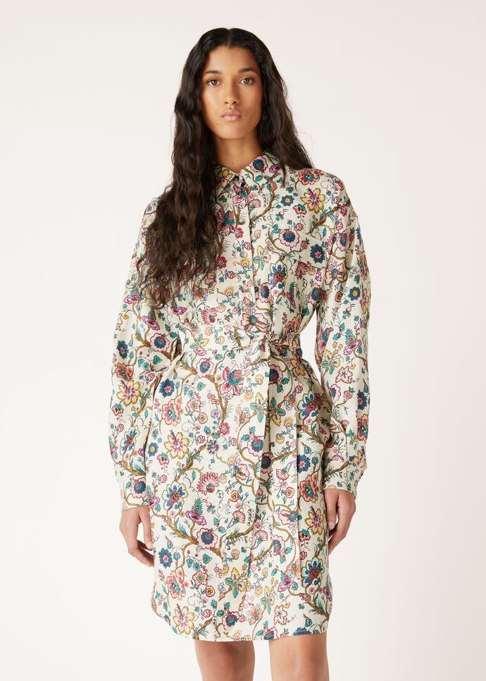 EMORY DRESS VICTORIAN FLOWER_FAO7737_T1L6_3