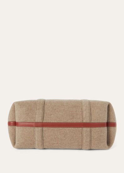 GHIERA SHOPPER LARGE CASHMERE/ROUNDED CALF