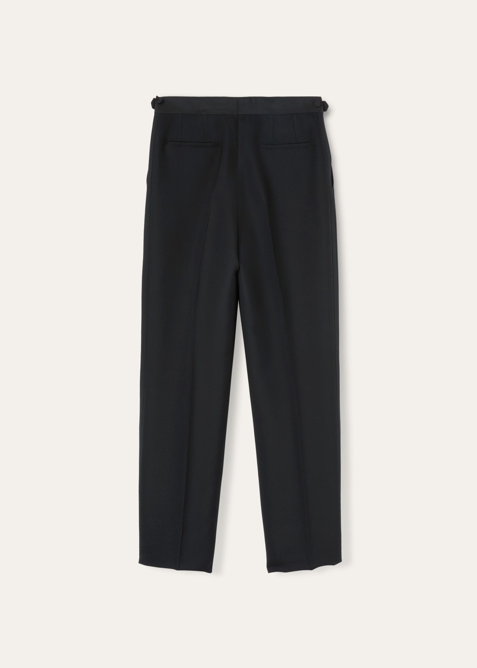 INTERNATIONAL DB SUIT WOOL SILK GABARDINE