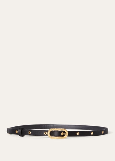 BUBBLES BUCKLE BELT SATIN