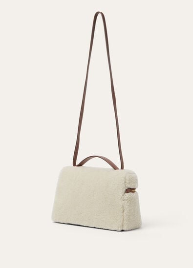 EXTRA BAG L27 CASHFUR ROUNDED CALF