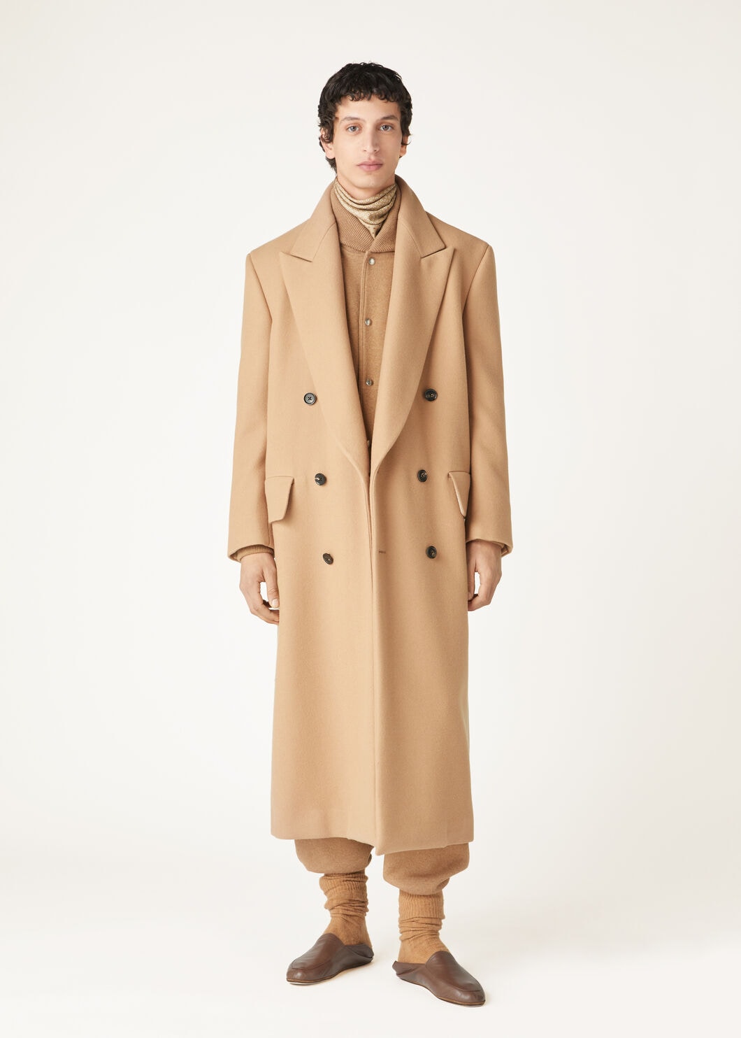 Tiziano Coat Cashmere Light Tan Loro Piana FR