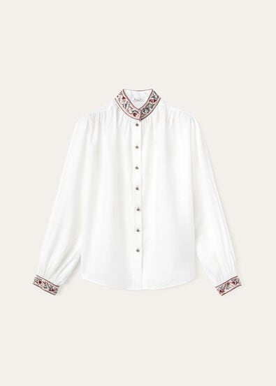 FLORES EMBROIDERED SHIRT SOLAIRE