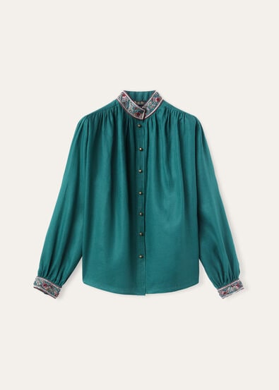 FLORES EMBROIDERED SHIRT SOLAIRE