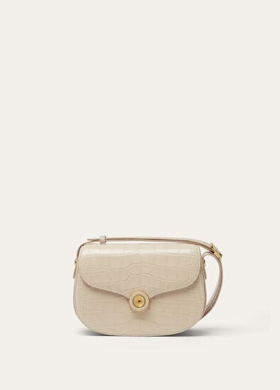 GHIERA SMALL GLAZED ALLIGATOR