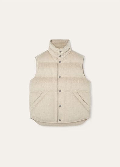 LUCIO PUFFER VEST CASH STORM