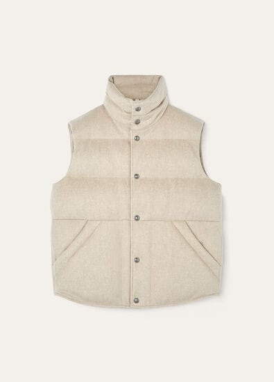 LANCE QUILTED VEST CASH STORM