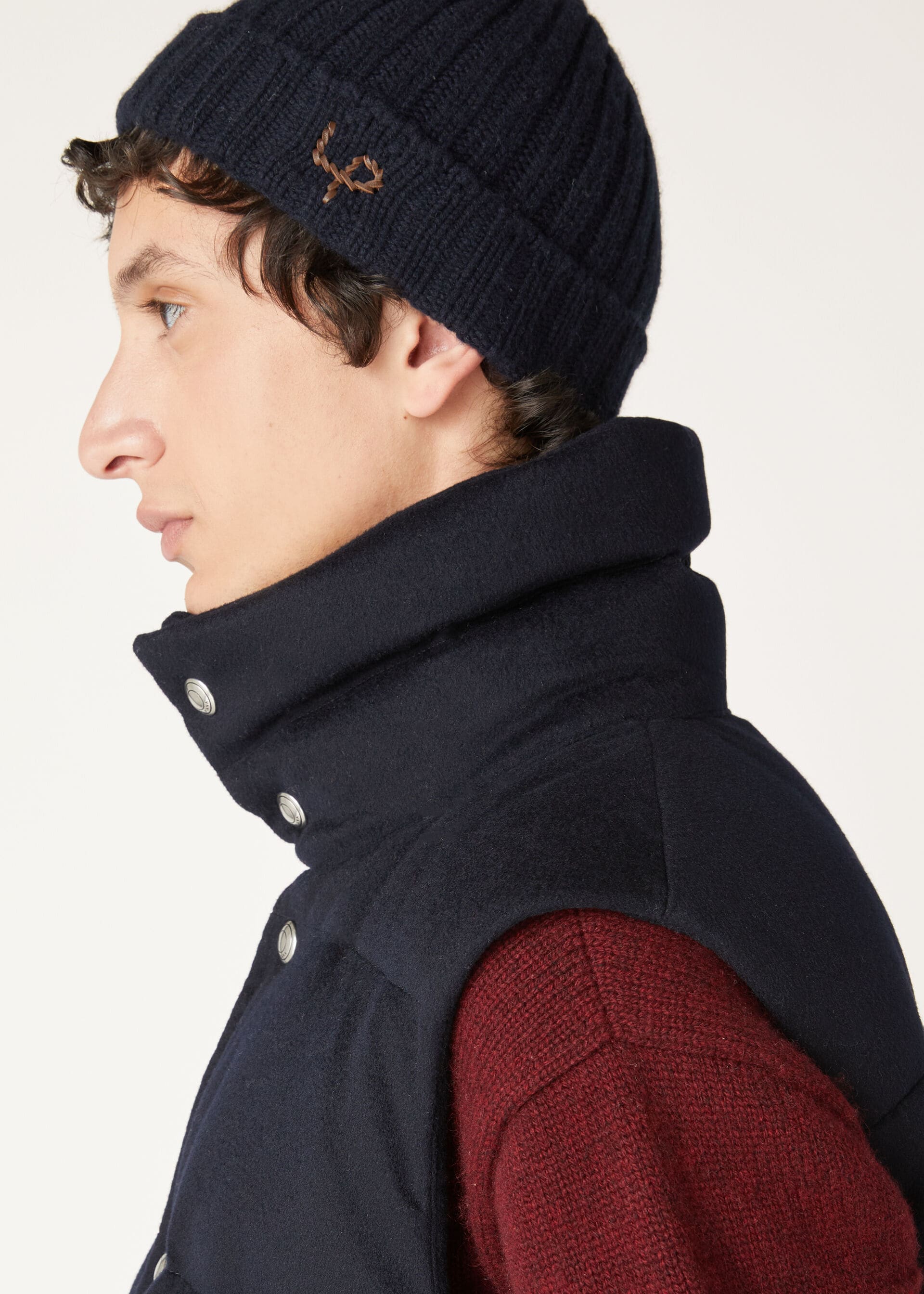 LANCE QUILTED VEST CASH STORM