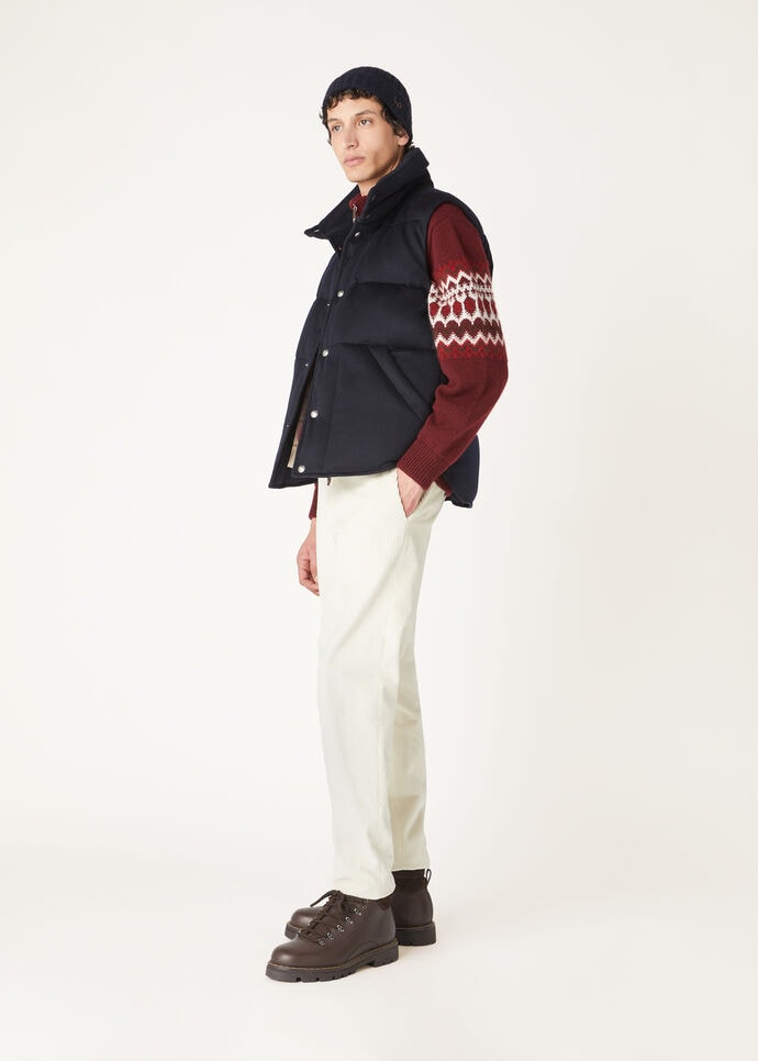LANCE QUILTED VEST CASH STORM_FAO8393_W000_1