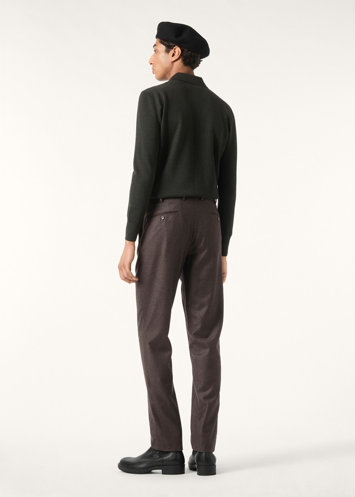 CARLO TROUSERS WOOL CASH FLANNEL_FAO8420_H00Z_4