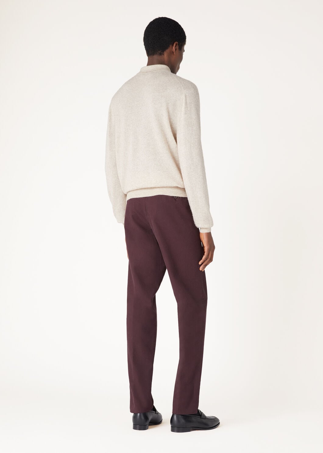Carlo Trouser Cotton Purple Wine | Loro Piana Carlo Trouser Cotton Purple Wine | Loro Piana
