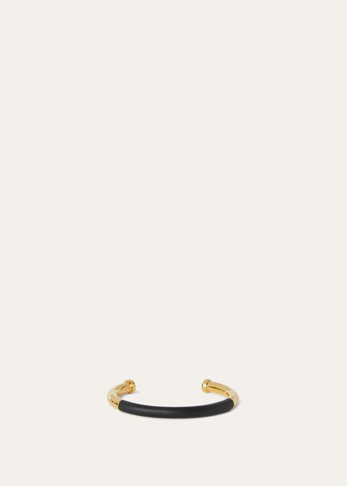 LEATHER COVERED OPEN-CUFF BRACELET ROUNDED CALF_FAO8499_804P_2