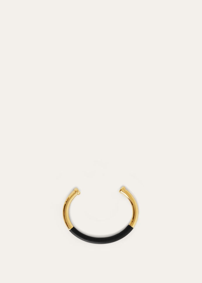 LEATHER COVERED OPEN-CUFF BRACELET ROUNDED CALF_FAO8499_804P_4