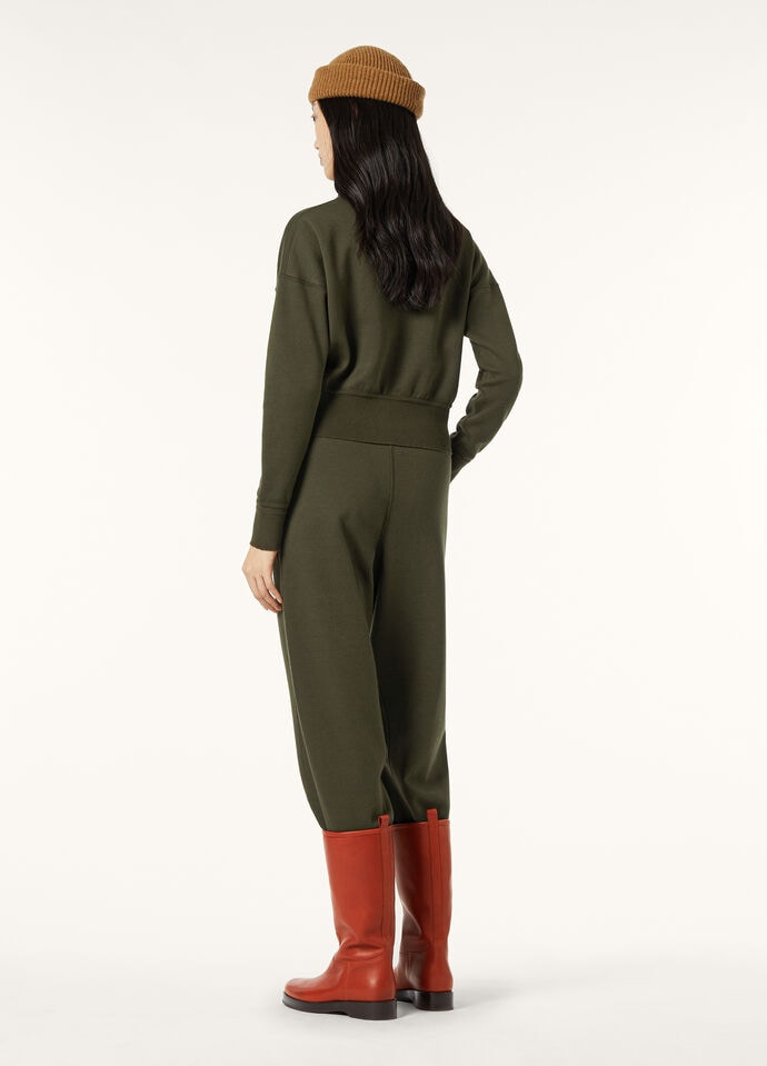 Viera Pants Cotton, Silk, Cashmere Pine Grove | Loro Piana US