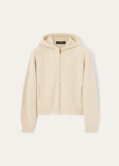 BRIENNO HOODED BOMBER HEMP CASH COTTON