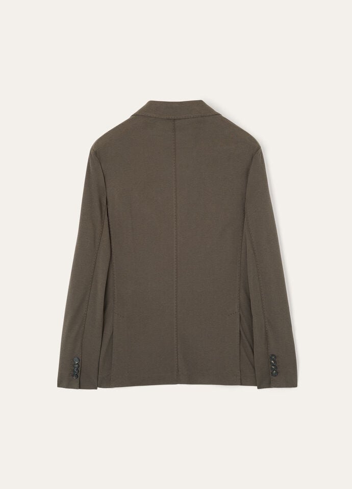 Sweater Jacket Linen, Silk, Cotton Black Pine | Loro Piana US