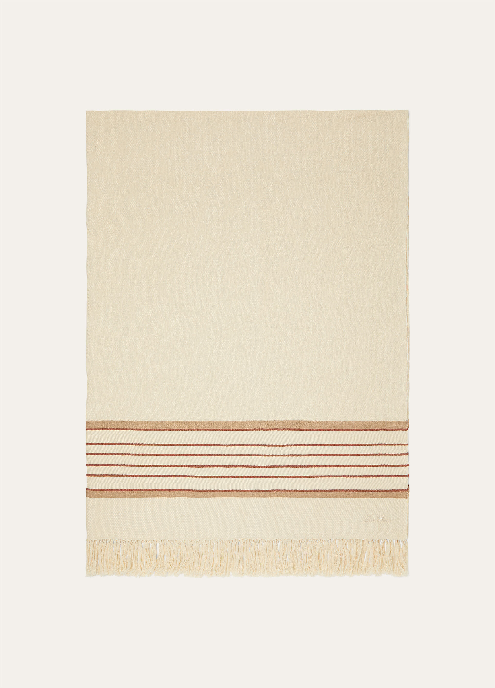 FOUTA LINO JACQUARD STRIPE