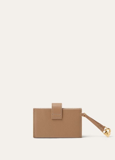 EXTRA 5 GUSSET CARDHOLDER LINEN CALF