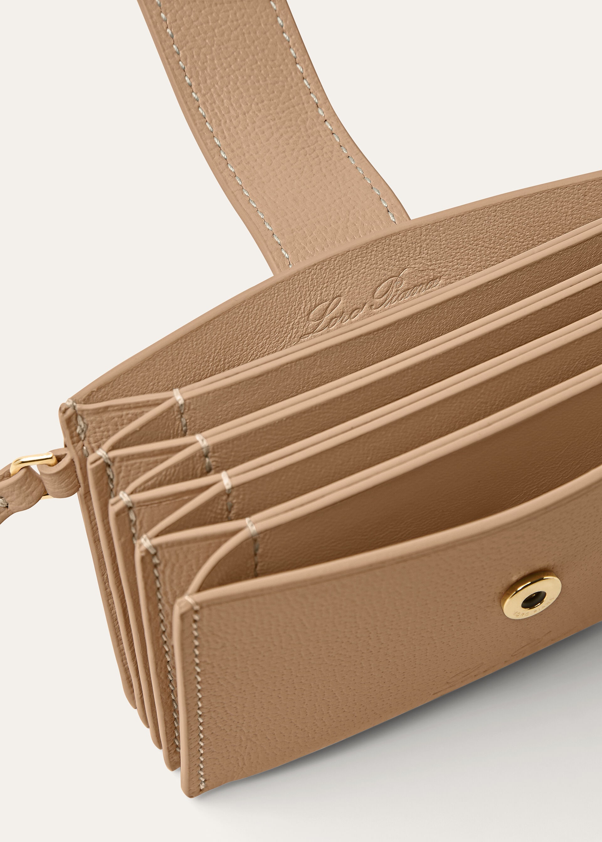 EXTRA 5 GUSSET CARDHOLDER LINEN CALF