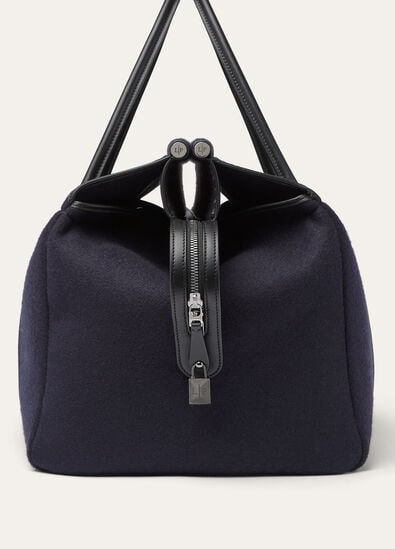 LOOM WEEKENDER L50 MELTON CASH ROUNDED LEATHER