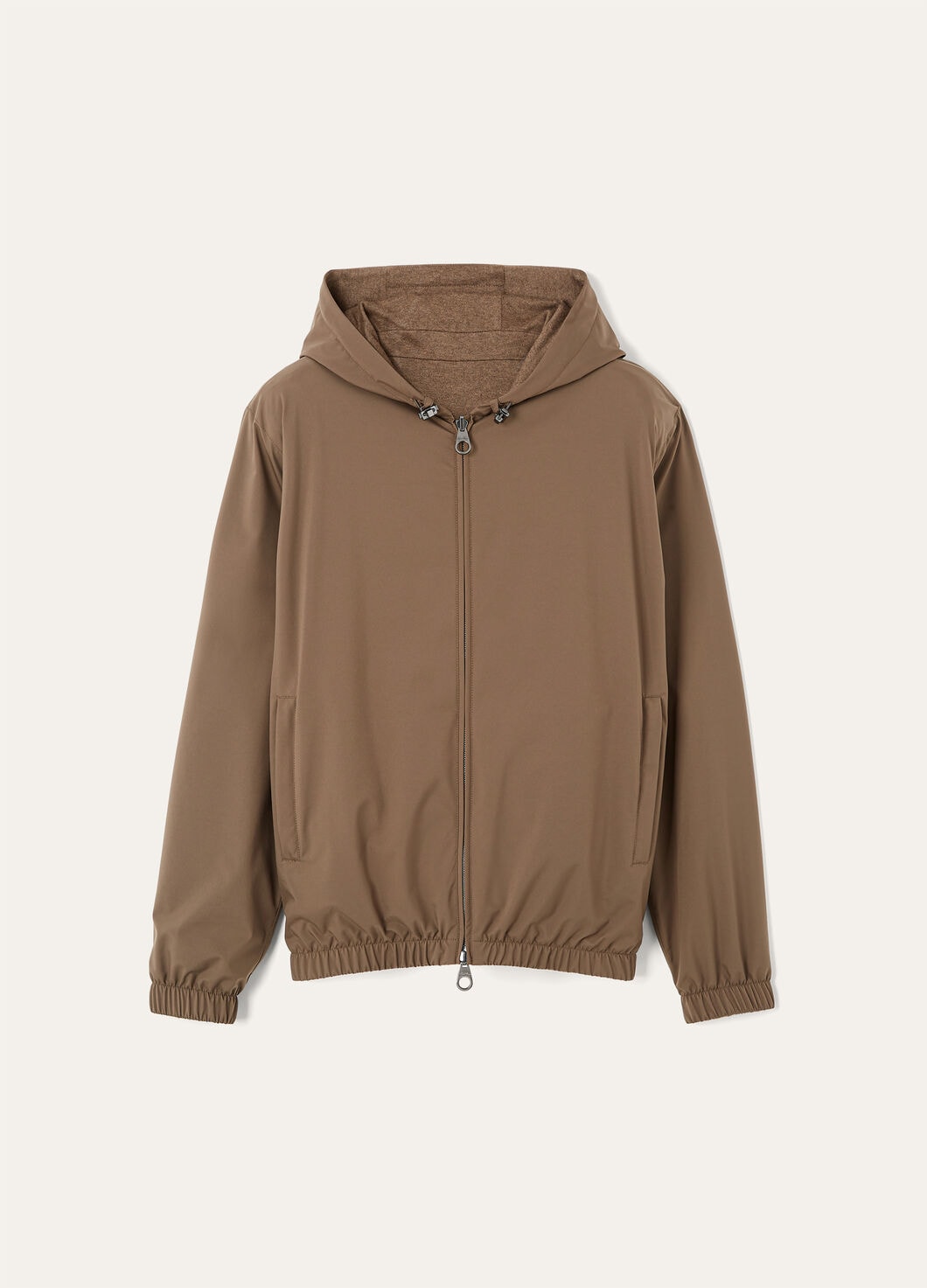 LORO PIANA HOODED BOMBER WINDMATE STRETCH STORM_FAO9559_H01U_1