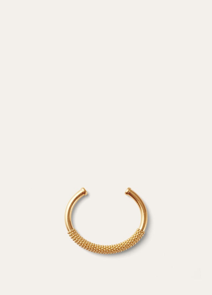 BUBBLE OPEN CUFF BRACELET BRASS_FAO9703_20GI_4