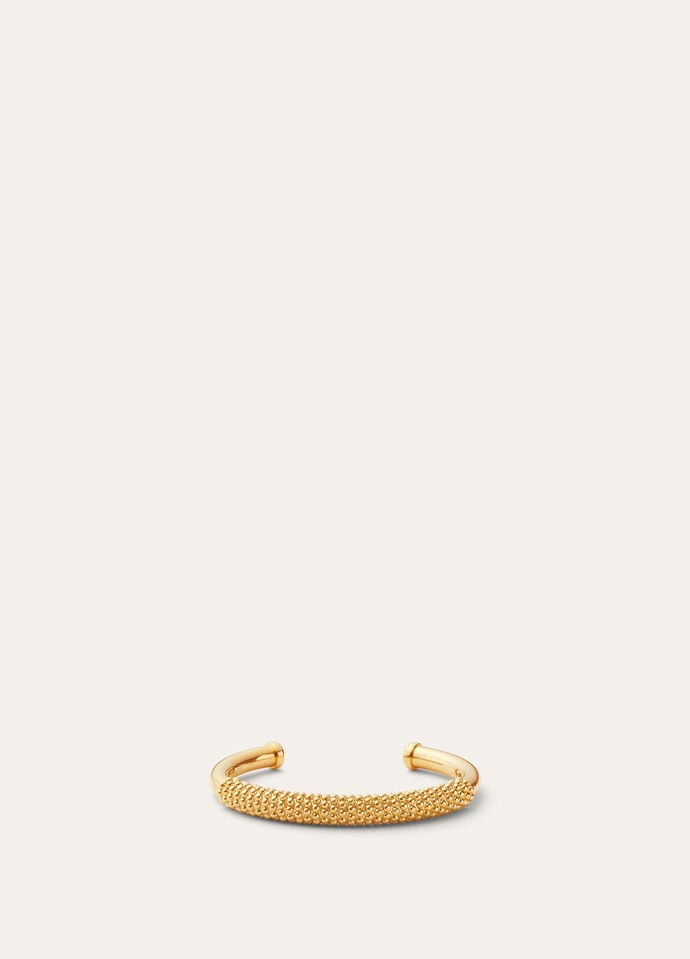 BUBBLE OPEN CUFF BRACELET BRASS_FAO9703_20GI_2