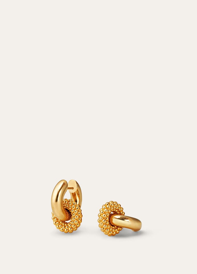 BUBBLE DOUBLE HOOP EARRINGS BRASS_FAO9704_20GI_NR_2