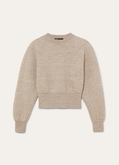 FERIOLO CREWNECK SWEATER CASH LINEN SILK GG 8