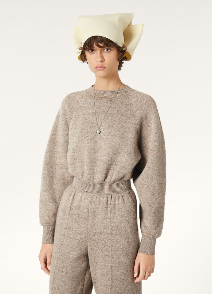 FERIOLO CREWNECK SWEATER CASH LINEN SILK GG 8_FAO9769_B4YX_3
