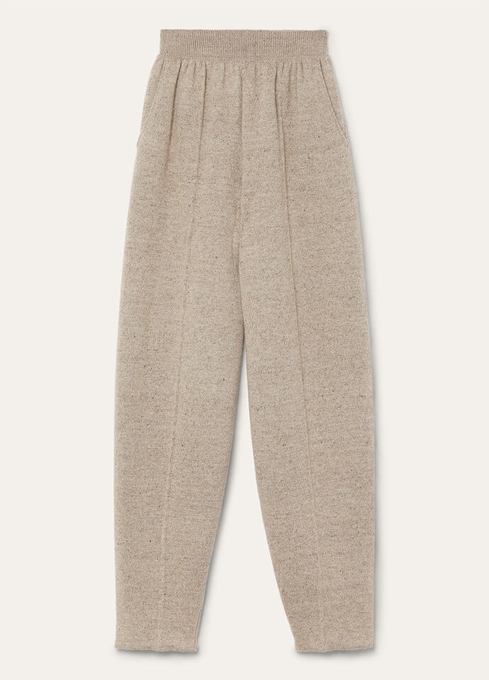 パンツ Loro Piana Fobello Cropped Trousers Feriolo Pants Linen, Cashmere Delicate Bark | Loro Piana US