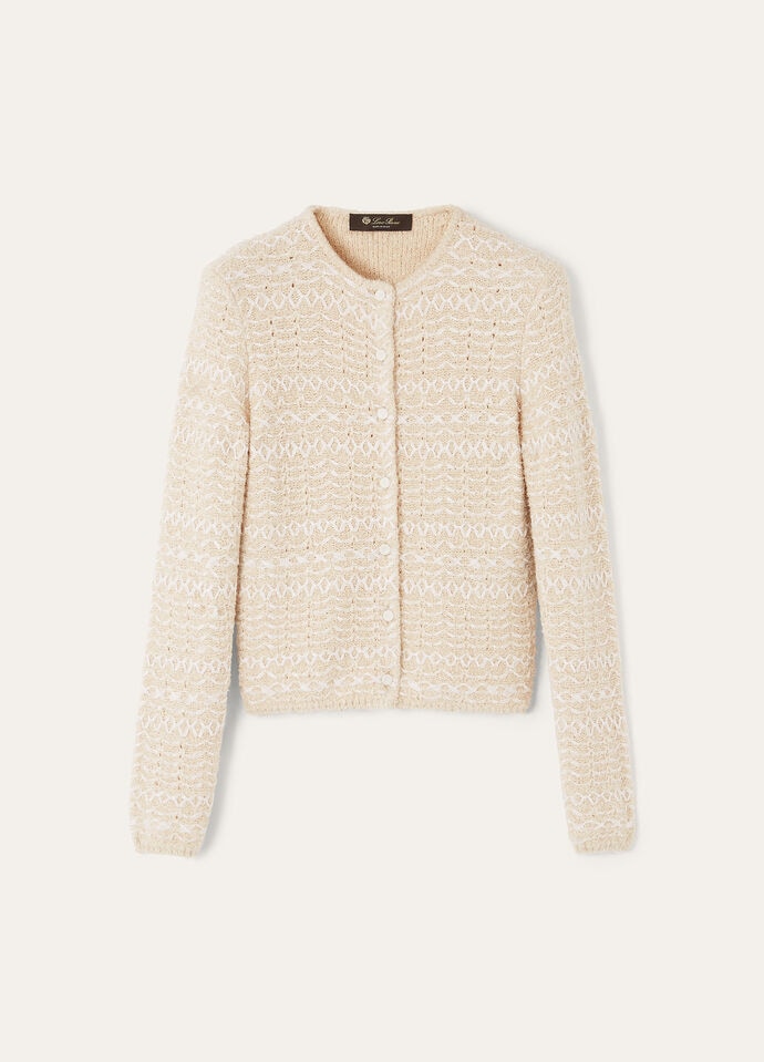 CURLY SILK CARDIGAN SWEATER SILK GG 5_FAO9816_B4WX_5