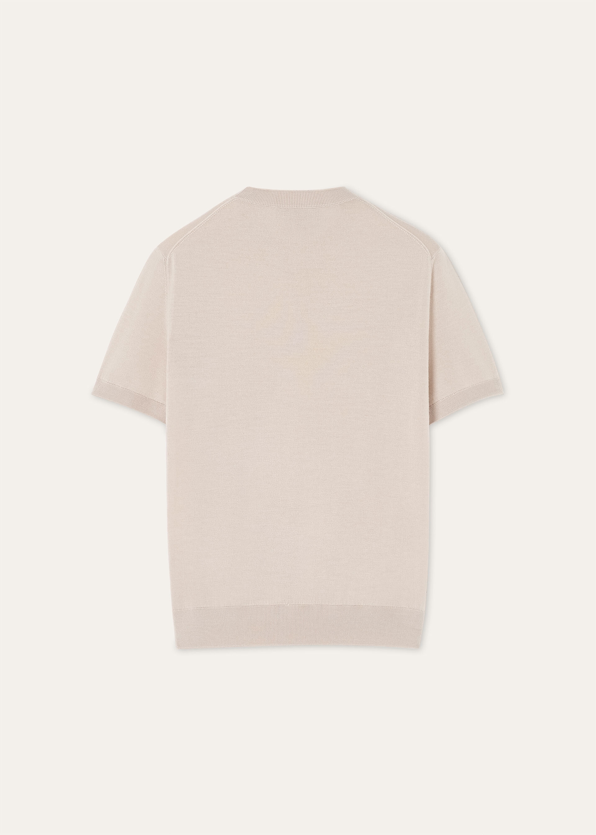 SOTTILE SS CREWNECK SWEATER WOOL CASH SILK GG 18