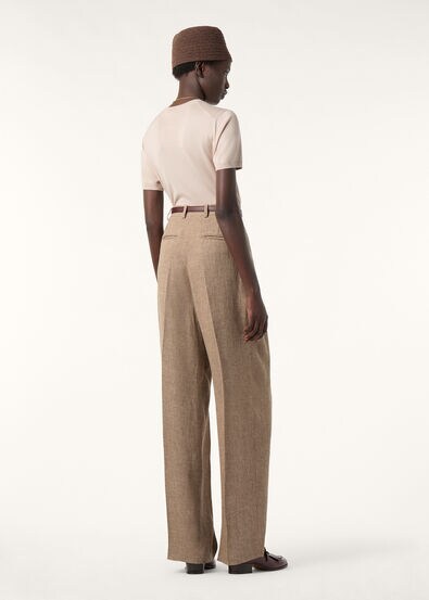 SOTTILE SS CREWNECK SWEATER WOOL CASH SILK GG 18