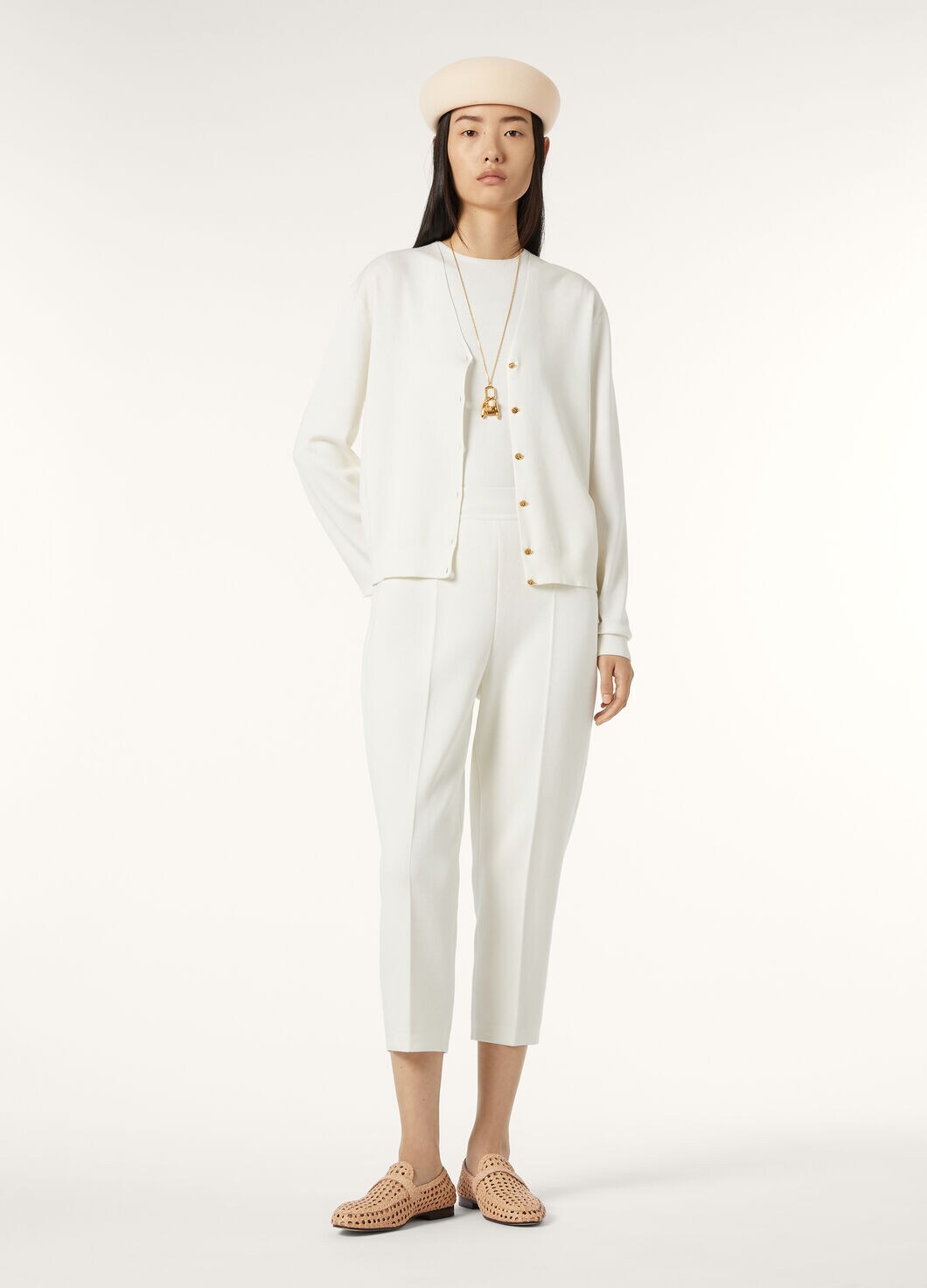 SIENA CARDIGAN SWEATER SILK COTTON GG 18