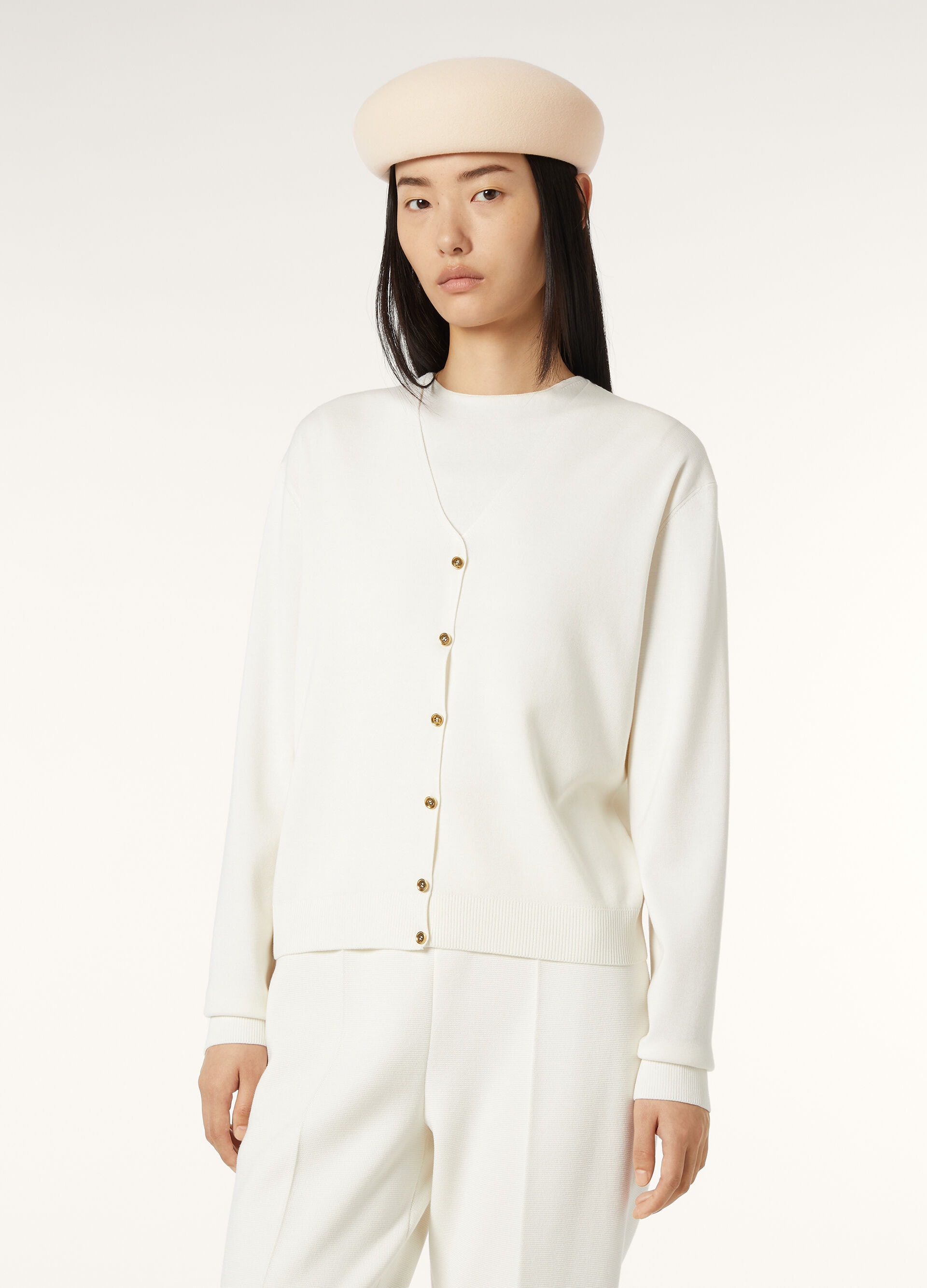 SIENA CARDIGAN SWEATER SILK COTTON GG 18