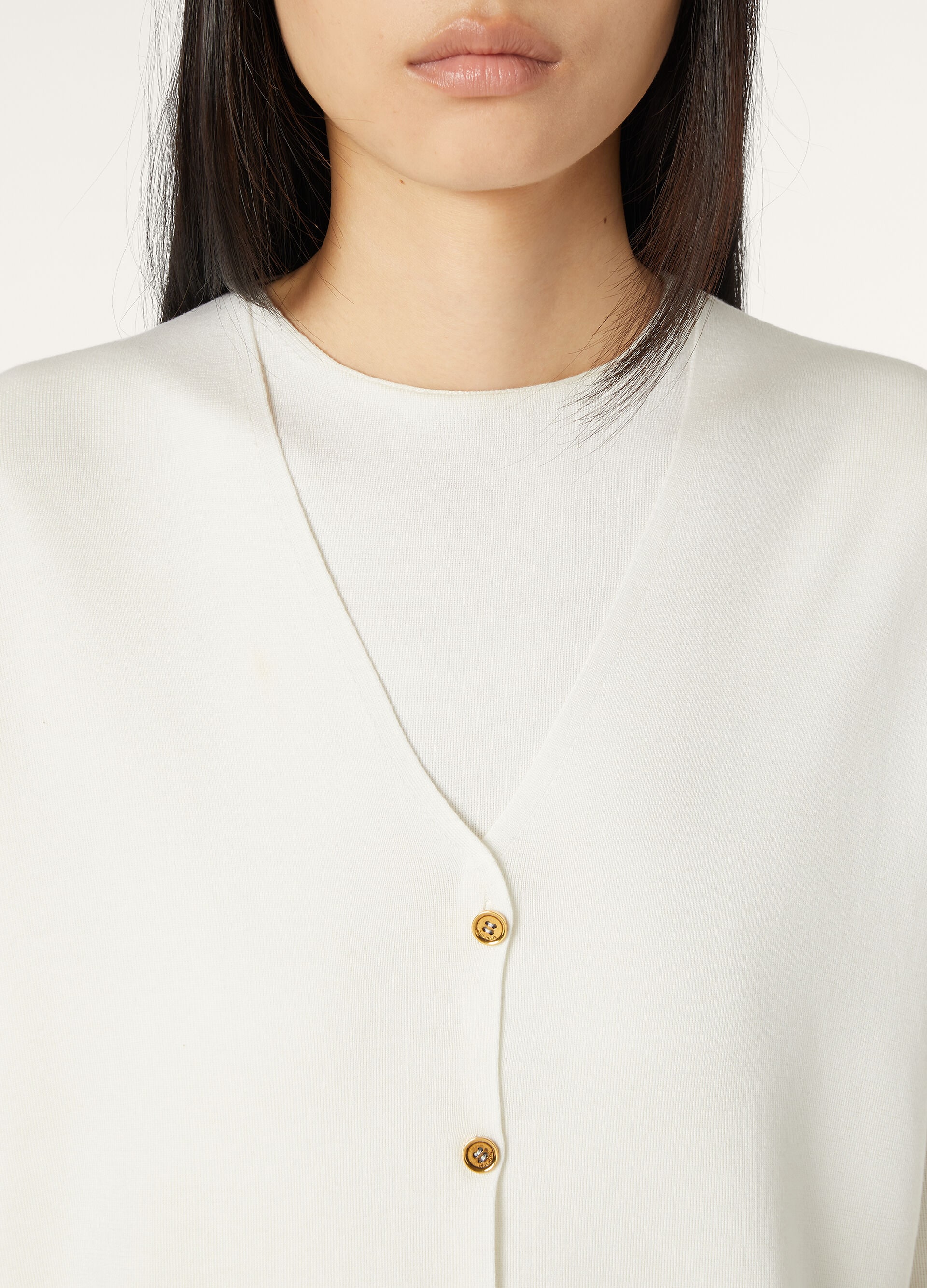 SIENA CARDIGAN SWEATER SILK COTTON GG 18