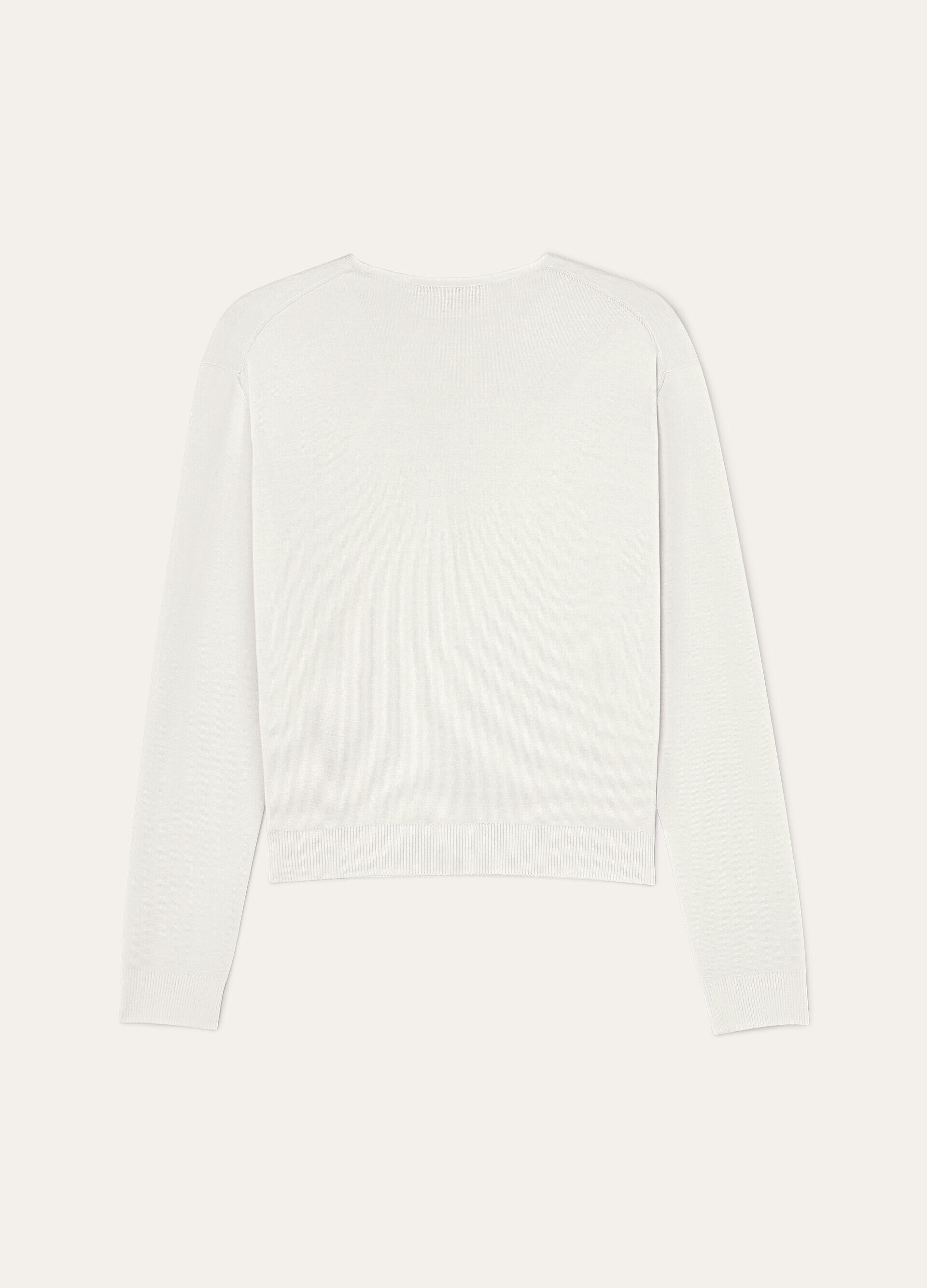 SIENA CARDIGAN SWEATER SILK COTTON GG 18