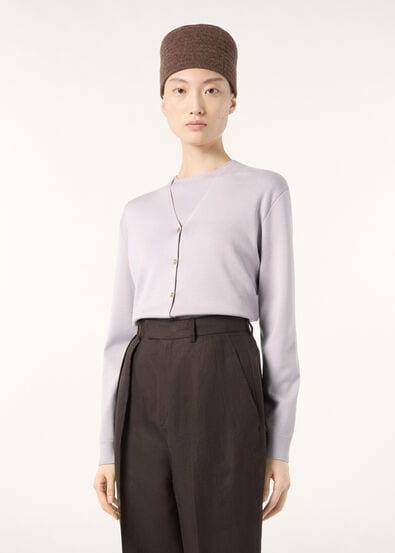 SIENA CARDIGAN SWEATER SILK COTTON GG 18